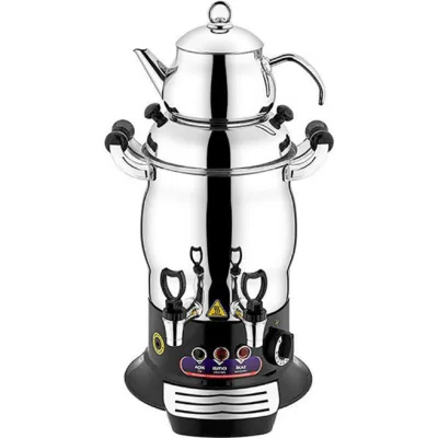 Mini Çift Demlikli Çay Kazanı Makinesi 5 lt R25