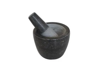Mat Siyah Taş Havan