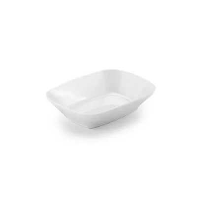 Porelin Köşeli Kayık Tabak 12x7 cm