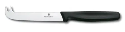 Siyah Saplı Çatal Tip Peynir Bıçağı 11 cm