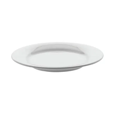 Porselen Köşeli & Yeni Otel Düz Tabak 17 cm