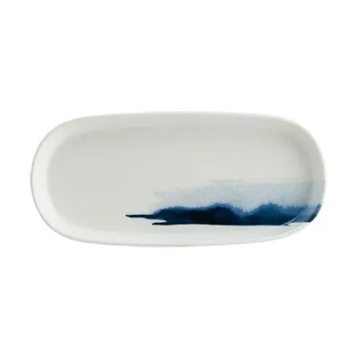 Bonna Mavi Dalga Hygge Oval Tabak 21 cm