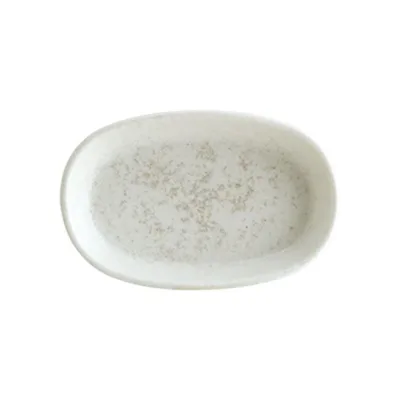 Bonna Lunar Beyaz Hygge Oval Servis 10 cm