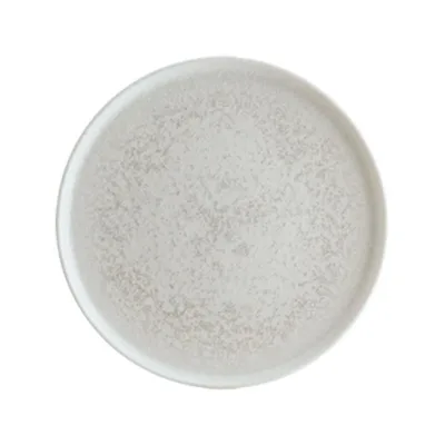 Bonna Lunar Beyaz Hygge Düz Tabak 16 cm