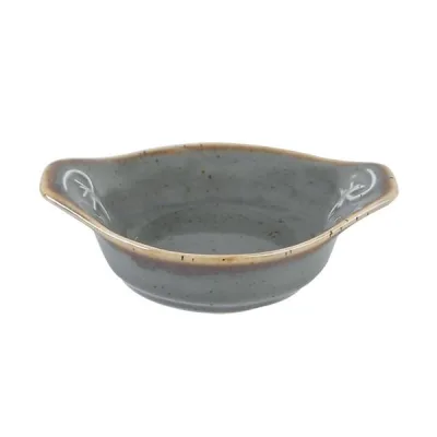Porselen Seasons Koyu Gri Mini Tabak 8Cm