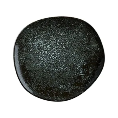 Bonna Cosmos Black Vago Düz Tabak 15 cm