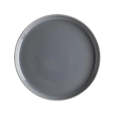 Bonna Gris Ground Düz Tabak 21 cm