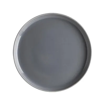 Bonna Gris Ground Düz Tabak 25 cm