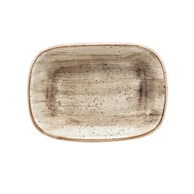 Bonna Aura Terrain Gourmet Dikdörtgen Kayık Tabak 12 cm