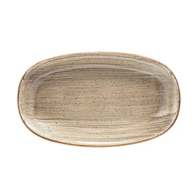 Bonna Aura Terrain Gourmet Oval Kayık Tabak 34 cm