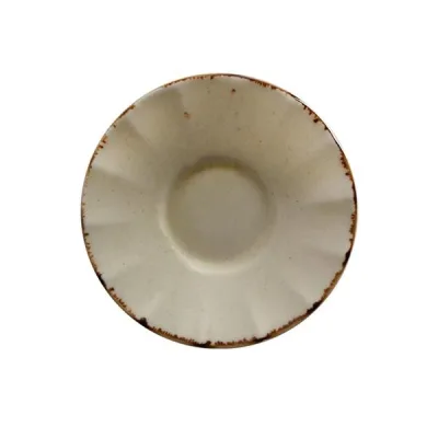 Porselen Seasons Sarı Ergonomik Çay Taba