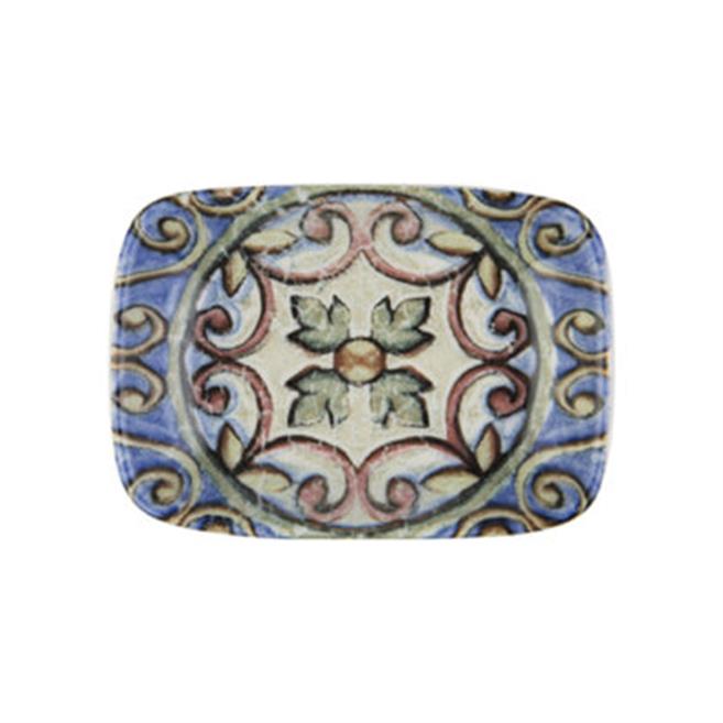 Porser Amalfi Quadro Dikdörtgen Kayık Tabak 10 cm