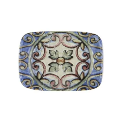 Porser Amalfi Quadro Dikdörtgen Kayık Tabak 18 cm