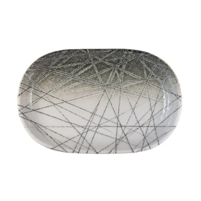 Porser Caos Oval Kayık Tabak 18 cm