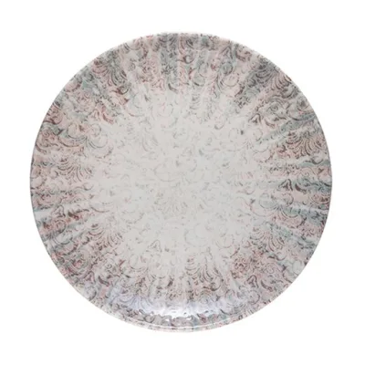 Porser Damask Düz Tabak 19 cm