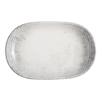 Porser Fume Oval Kayık Tabak 23 cm