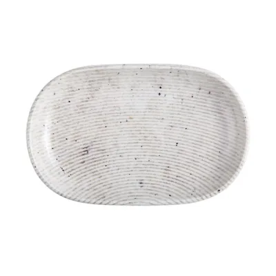 Porser Grigio Oval Kayık Tabak 37 cm