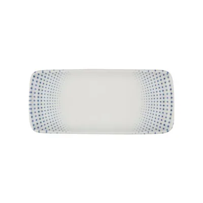 Porser Harmony Blue Quadro Dikdörtgen Tabak 22 cm
