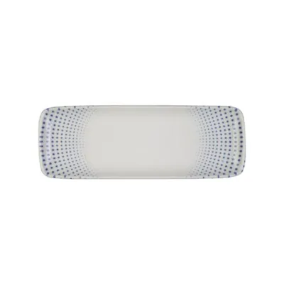 Porser Harmony Blue Quadro Dikdörtgen Tabak 30 cm
