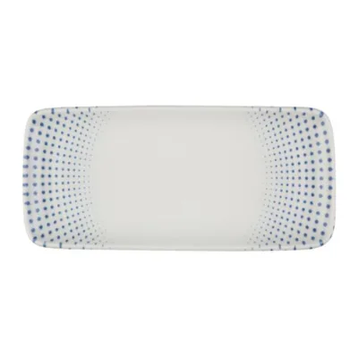 Porser Harmony Blue Quadro Dikdörtgen Tabak 37 cm