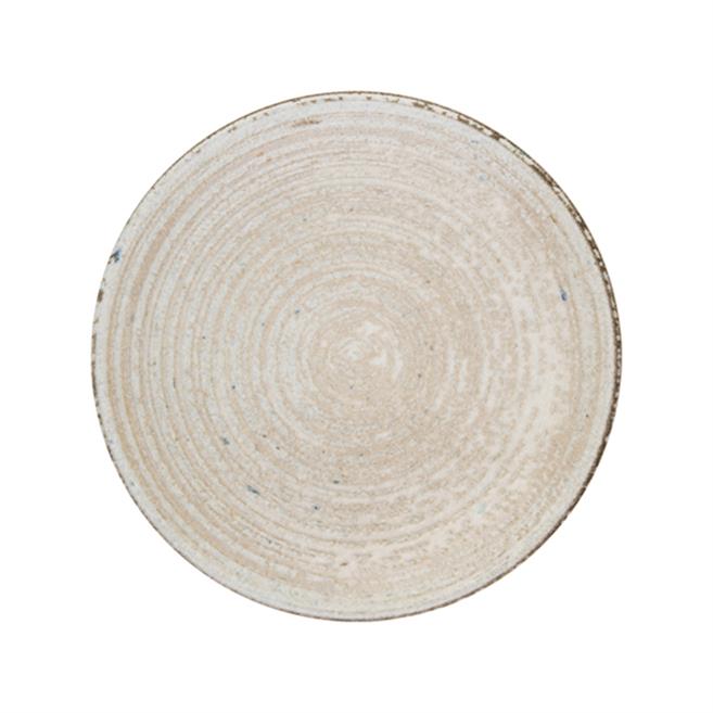 Porser Mocha Lona Düz Tabak 25 cm