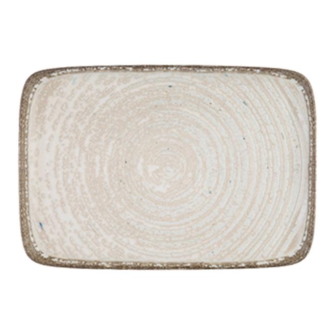 Porser Mocha Quadro Dikdörtgen Tabak 37 cm