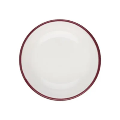 Porser Modest Maroon Lona Çukur Tabak 15 cm