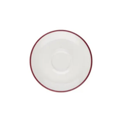 Porser Modest Maroon Lona Espresso Fincan Tabağı 12 cm