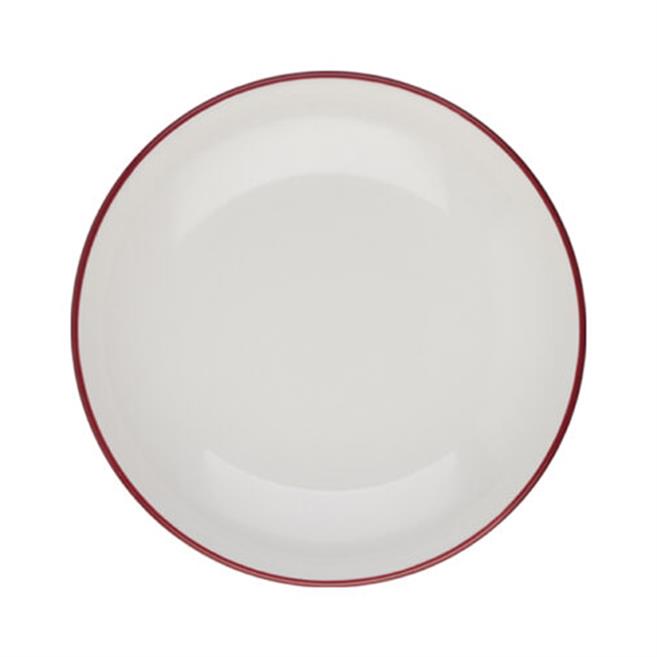 Porser Modest Maroon Valle Çukur Tabak 22 cm
