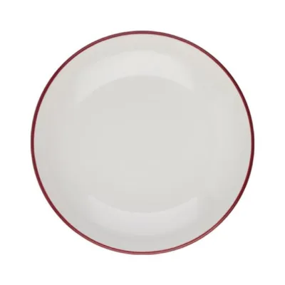 Porser Modest Maroon Valle Çukur Tabak 25 cm