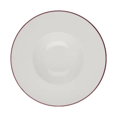 Porser Modest Maroon Miro Çukur Tabak 29 cm