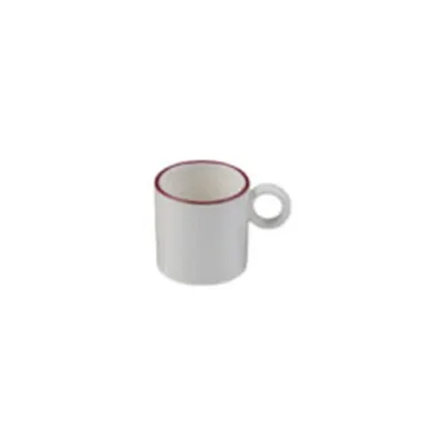 Porser Modest Maroon Ring Kahve Fincanı 80 cc