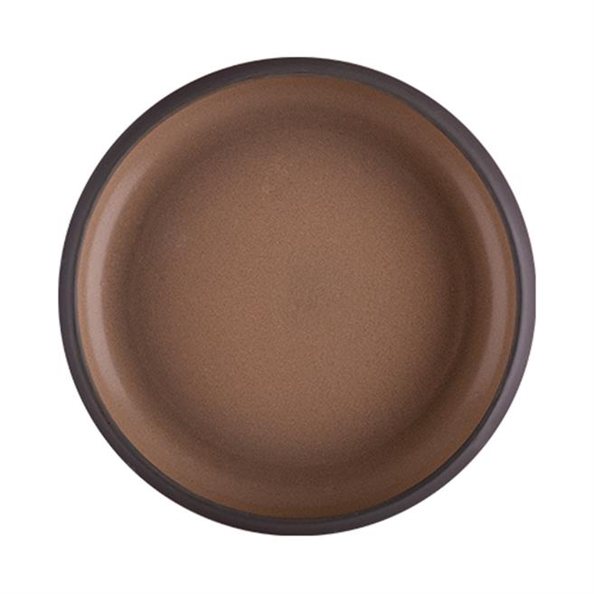 Porser Roots Taupe Celesta Çukur Tabak 25 cm