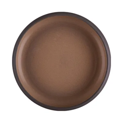 Porser Roots Taupe Celesta Çukur Tabak 25 cm
