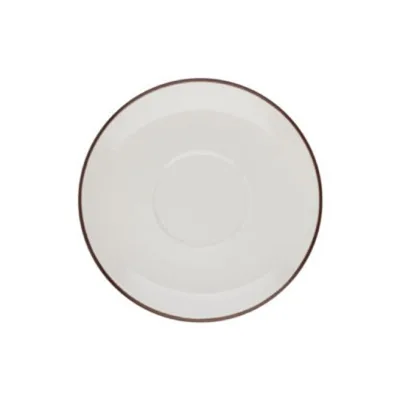 Porser Modest Brown Konsome Tabağı 19 cm