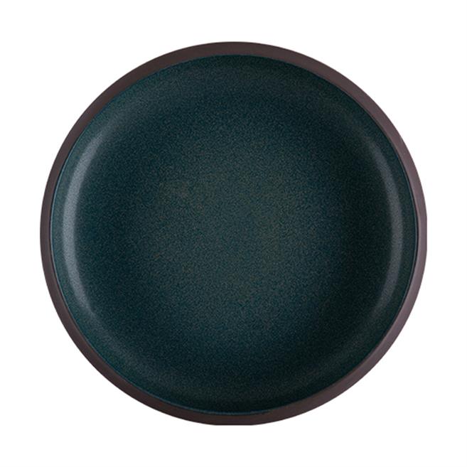 Porser Roots Teal Celesta Çukur Tabak 22 cm