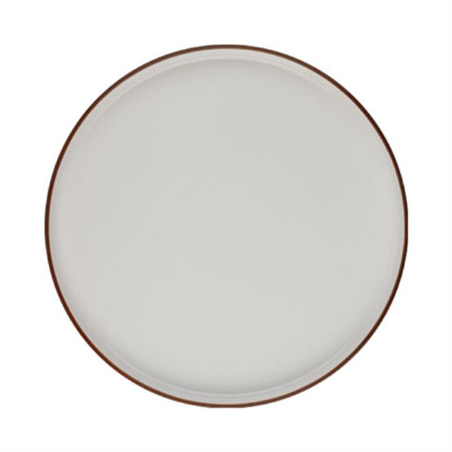 Porser Modest Brown Düz Tabak 25,5 cm