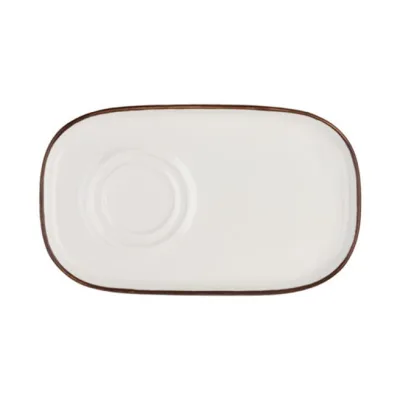 Porser Modest Brown Sunum Tabağı 22 cm