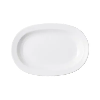 Porselen İstanbul Beyaz Kayık Tabak 17Cm