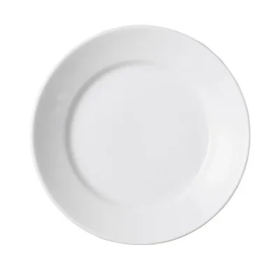 Porselen Bella Beyaz Düz Tabak 15Cm   