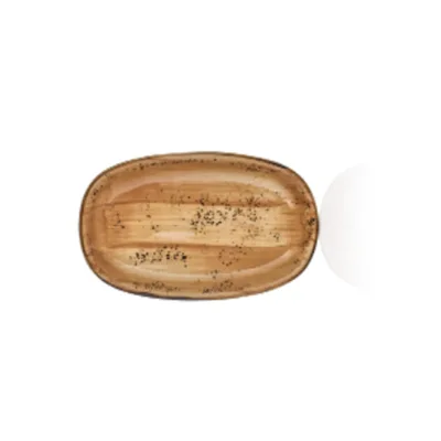 Vıntage Zest 34 Cm Oval Tabak 34*20 Cm