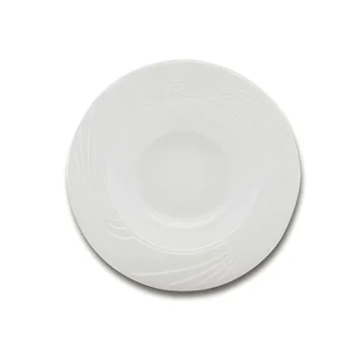 Porselen Halley Beyaz Çukur Tabak 25Cm 