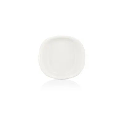 Beyaz Zest 15 Cm Oval Tabak 15*9 Cm