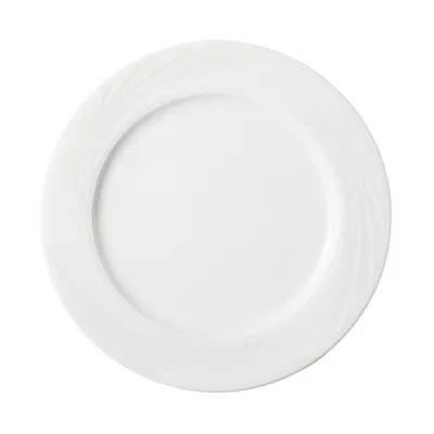 Porselen Halley Beyaz Düz Tabak 14Cm  