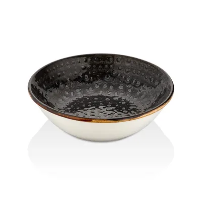 Cowry Black Flavor 23 Cm Çukur Tabak 1000 Cc