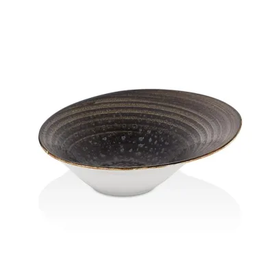Cowry Black Gabbro 27 Cm Çukur Tabak