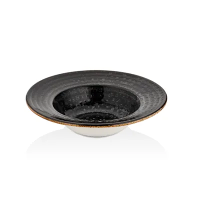 Cowry Black Gastro 25 Cm Çukur Tabak 400 Cc