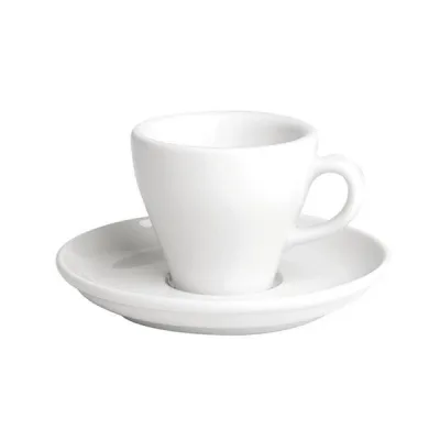 Porselen Beyaz Tabaklı Kahve Fincanı 70C