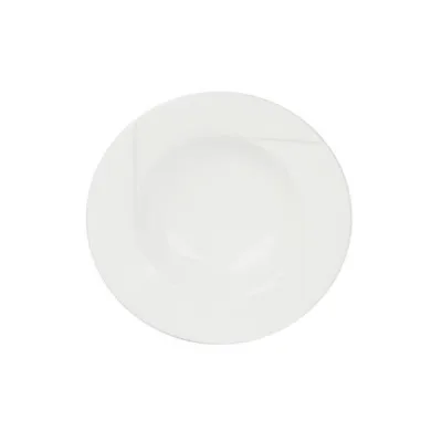 Porselen Fourline Beyaz Çukur Tabak 25Cm