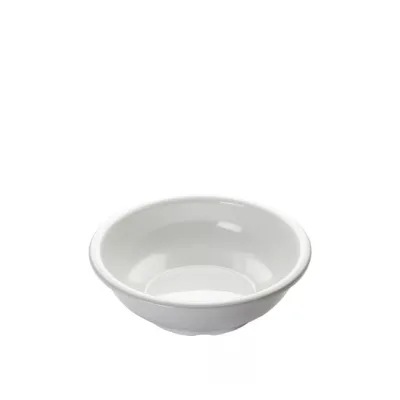 Beyaz Melamin Yuvarlak Kase 23 Cm